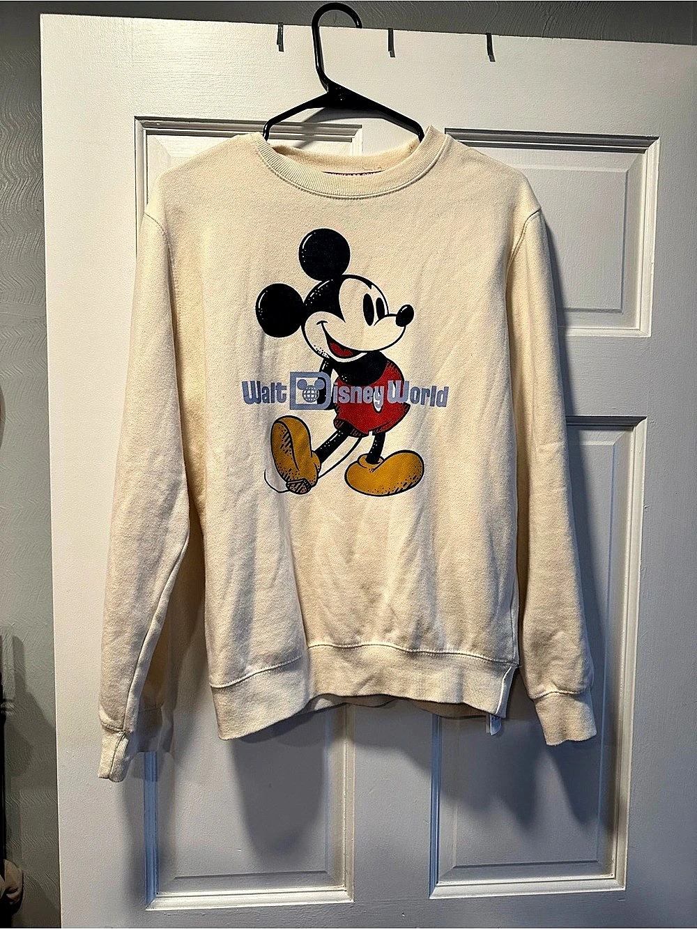 Disney original Mickey Mouse cream sweatshirt